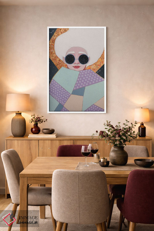 تابلو دکوراتیو ستاره بینی اثر ایرینا پاندوا - D5W