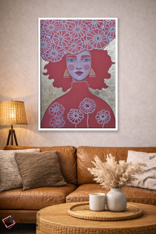 تابلو دکوراتیو طلایی اثر ایرینا پاندوا - D2W