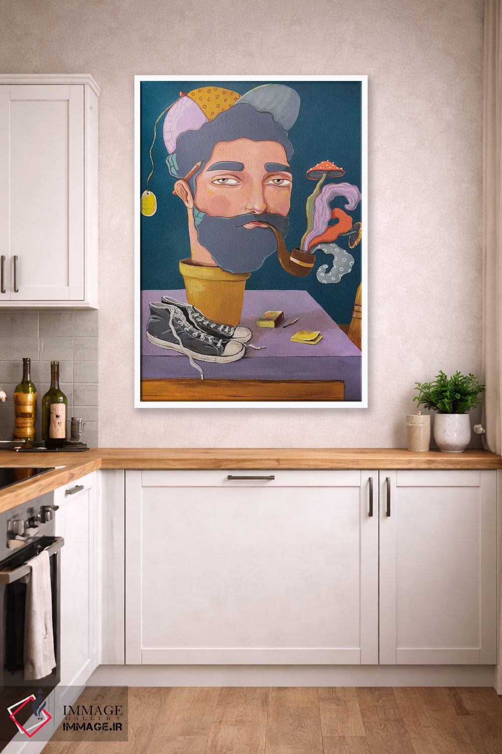 تابلو دکوراتیو آدم امروز و فردا کن اثر ایرینا پاندوا - D4W