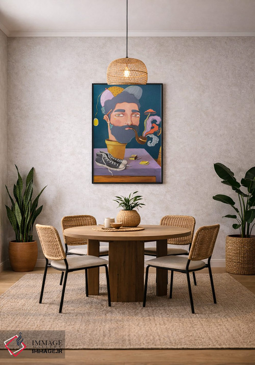 تابلو دکوراتیو آدم امروز و فردا کن اثر ایرینا پاندوا - D5B