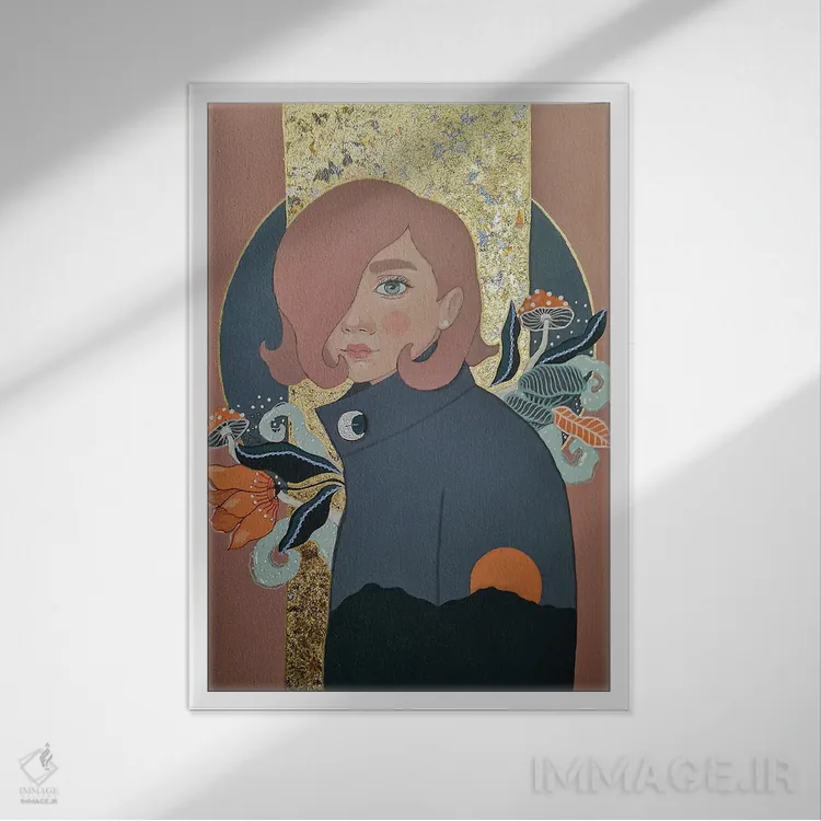 تابلو دکوراتیو سفر اثر ایرینا پاندوا - نمای قابدار سفید