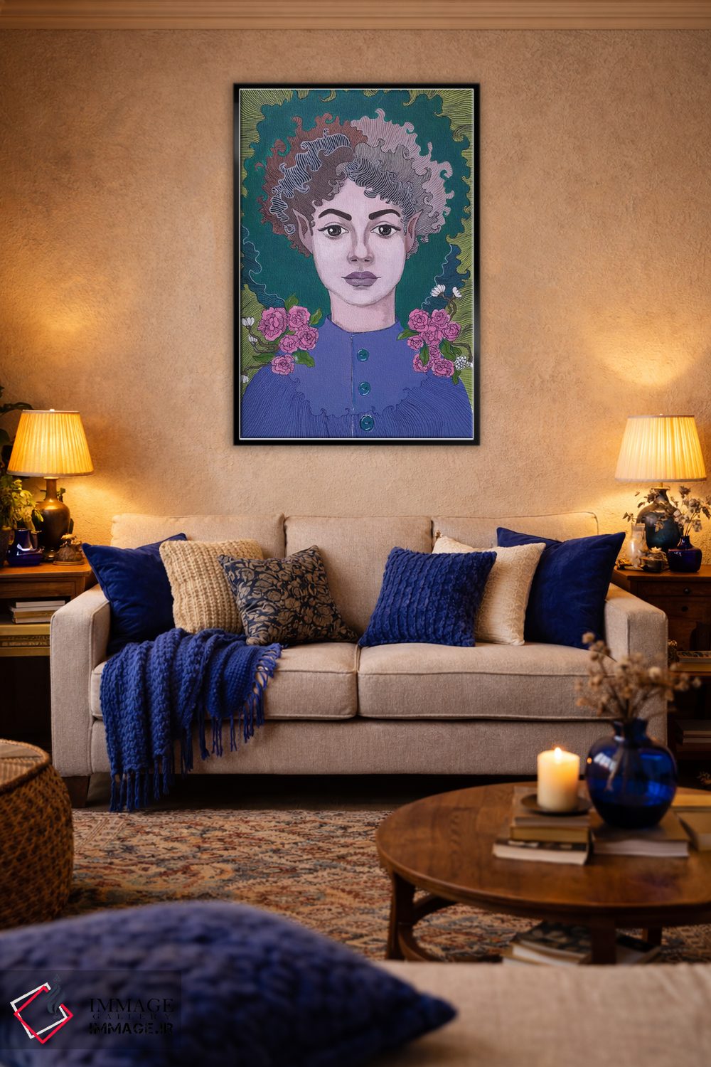 تابلو دکوراتیو الف اثر ایرینا پاندوا - D5B