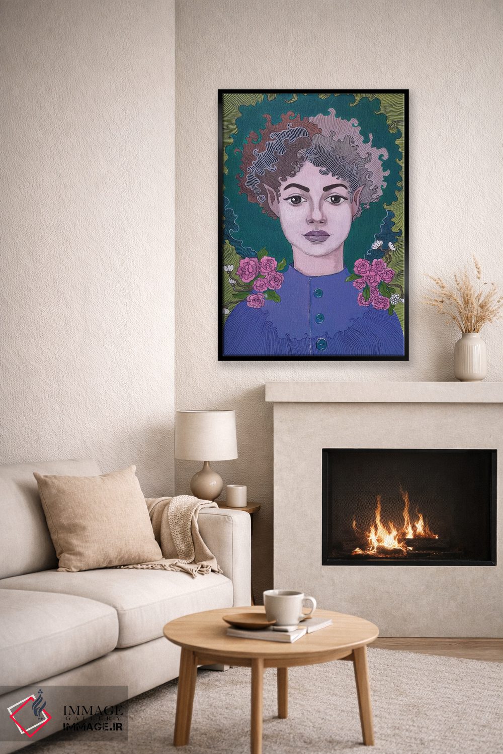 تابلو دکوراتیو الف اثر ایرینا پاندوا - D6B