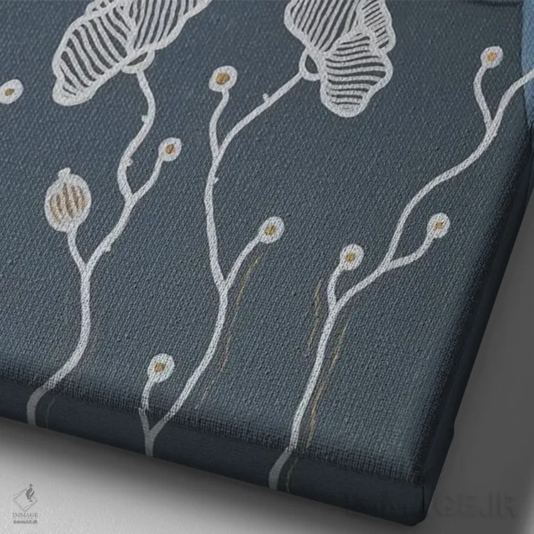 تابلو دکوراتیو لیلی اثر ایرینا پاندوا - نمای نزدیک بافت بوم