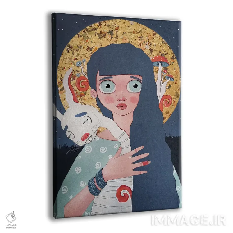 تابلو دکوراتیو خرگوش اثر ایرینا پاندوا - نمای پرسپکتیو محصول