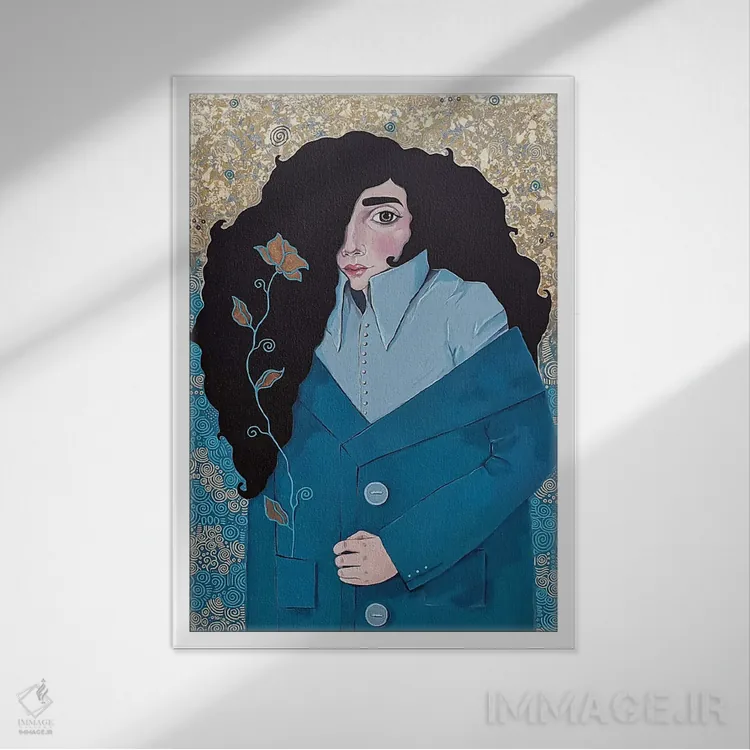 تابلو دکوراتیو برمی گردم اثر ایرینا پاندوا - نمای قابدار سفید