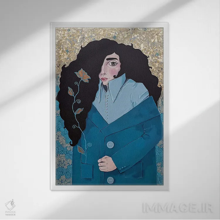 تابلو دکوراتیو برمی گردم اثر ایرینا پاندوا - نمای قابدار سفید