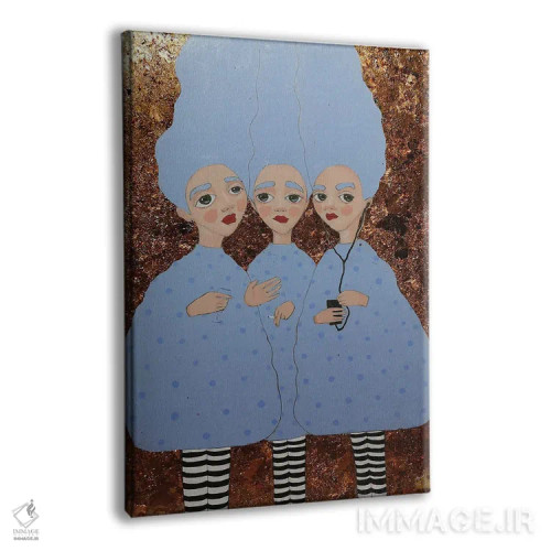 تابلو دکوراتیو بیرون رفتن اثر ایرینا پاندوا - نمای پرسپکتیو محصول