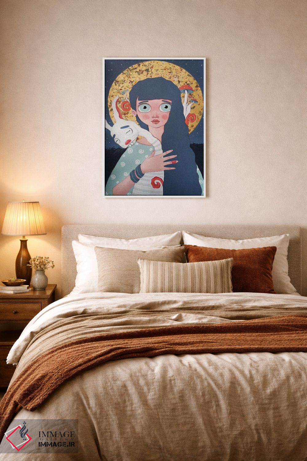 تابلو دکوراتیو خرگوش اثر ایرینا پاندوا - D4W