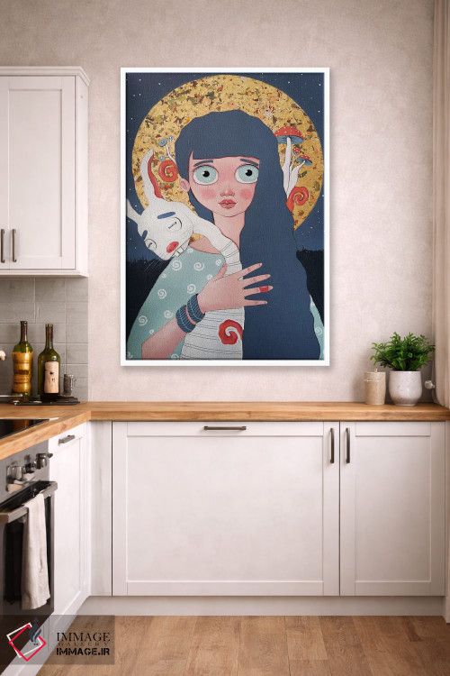 تابلو دکوراتیو خرگوش اثر ایرینا پاندوا - D3W