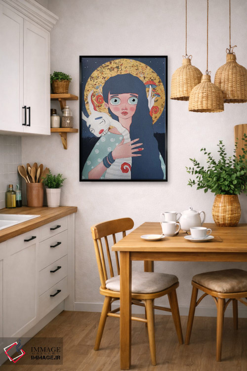 تابلو دکوراتیو خرگوش اثر ایرینا پاندوا - D5B