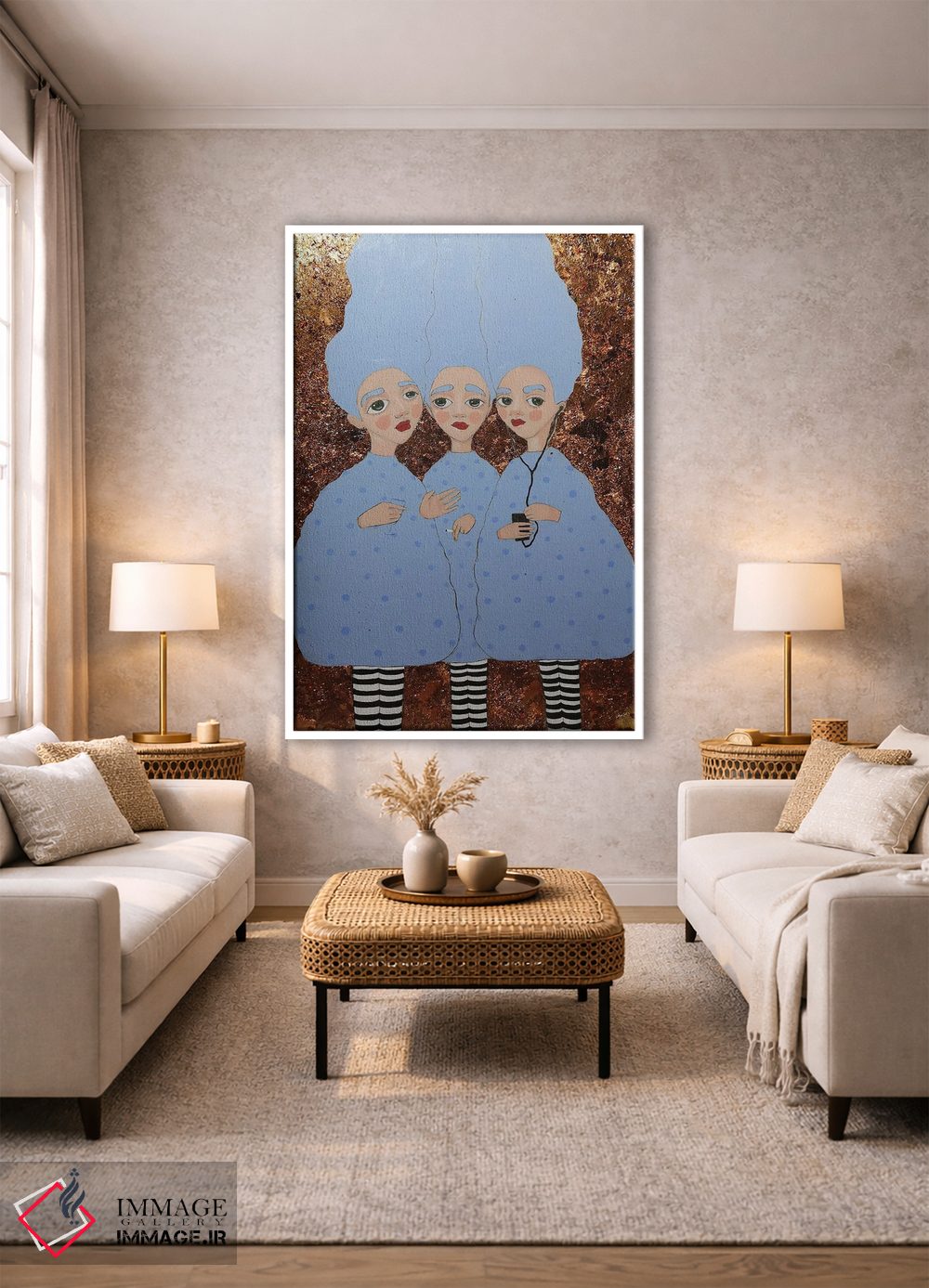 تابلو دکوراتیو بیرون رفتن اثر ایرینا پاندوا - D1W