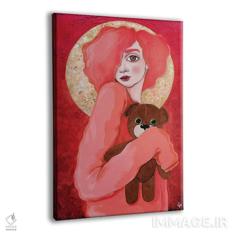 تابلو دکوراتیو حمایت گر اثر ایرینا پاندوا - نمای پرسپکتیو محصول