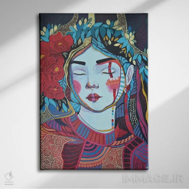 تابلو دکوراتیو سنت اثر ایرینا پاندوا - نمای روبهرو روی دیوار