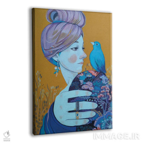 تابلو دکوراتیو ملاقات اثر ایرینا پاندوا - نمای پرسپکتیو محصول