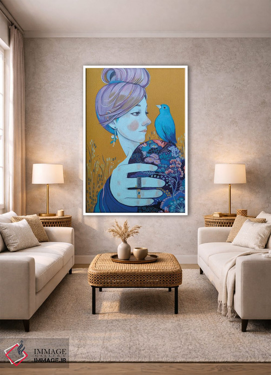 تابلو دکوراتیو ملاقات اثر ایرینا پاندوا - D1W