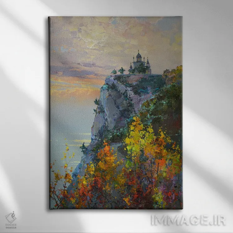 تابلو دکوراتیو کلیسای فوروس اثر ایگور پوزدف - نمای روبهرو روی دیوار