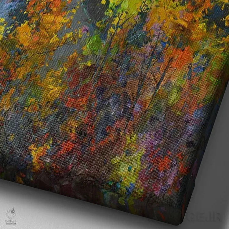 تابلو دکوراتیو کلیسای فوروس اثر ایگور پوزدف - نمای نزدیک بافت بوم