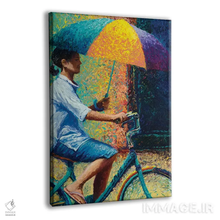 تابلو دکوراتیو آفتابگیر تایلندی من اثر آیریس اسکات - نمای پرسپکتیو محصول