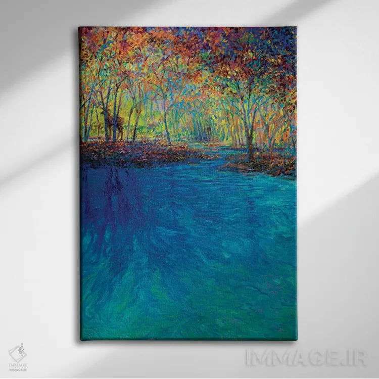 تابلو دکوراتیو کئولادو اثر آیریس اسکات - نمای روبهرو روی دیوار