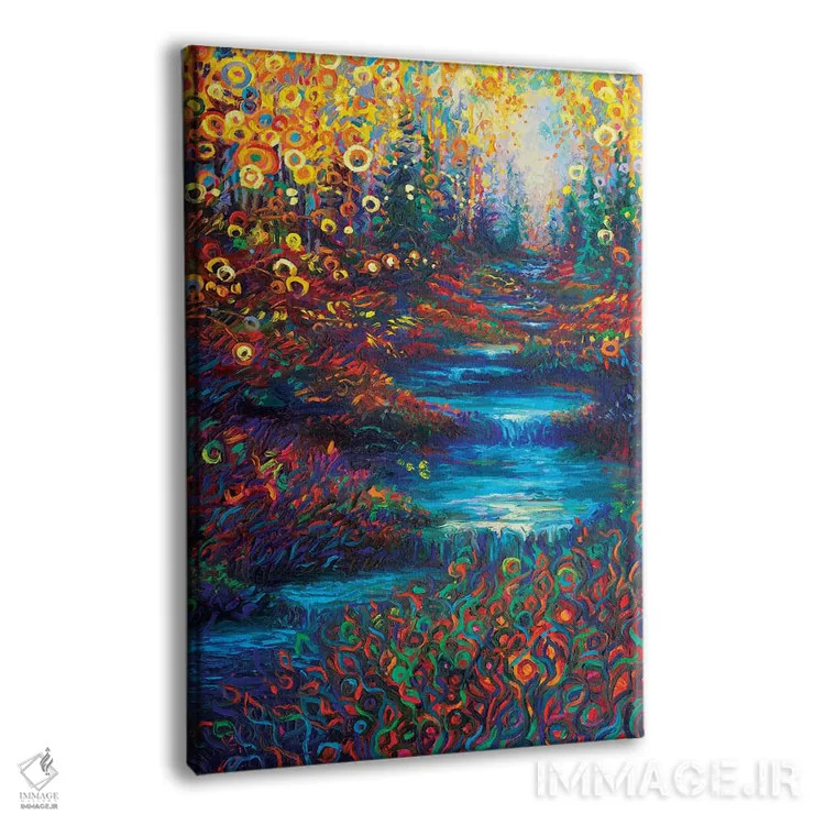 تابلو دکوراتیو دشت گلن اثر آیریس اسکات - نمای پرسپکتیو محصول