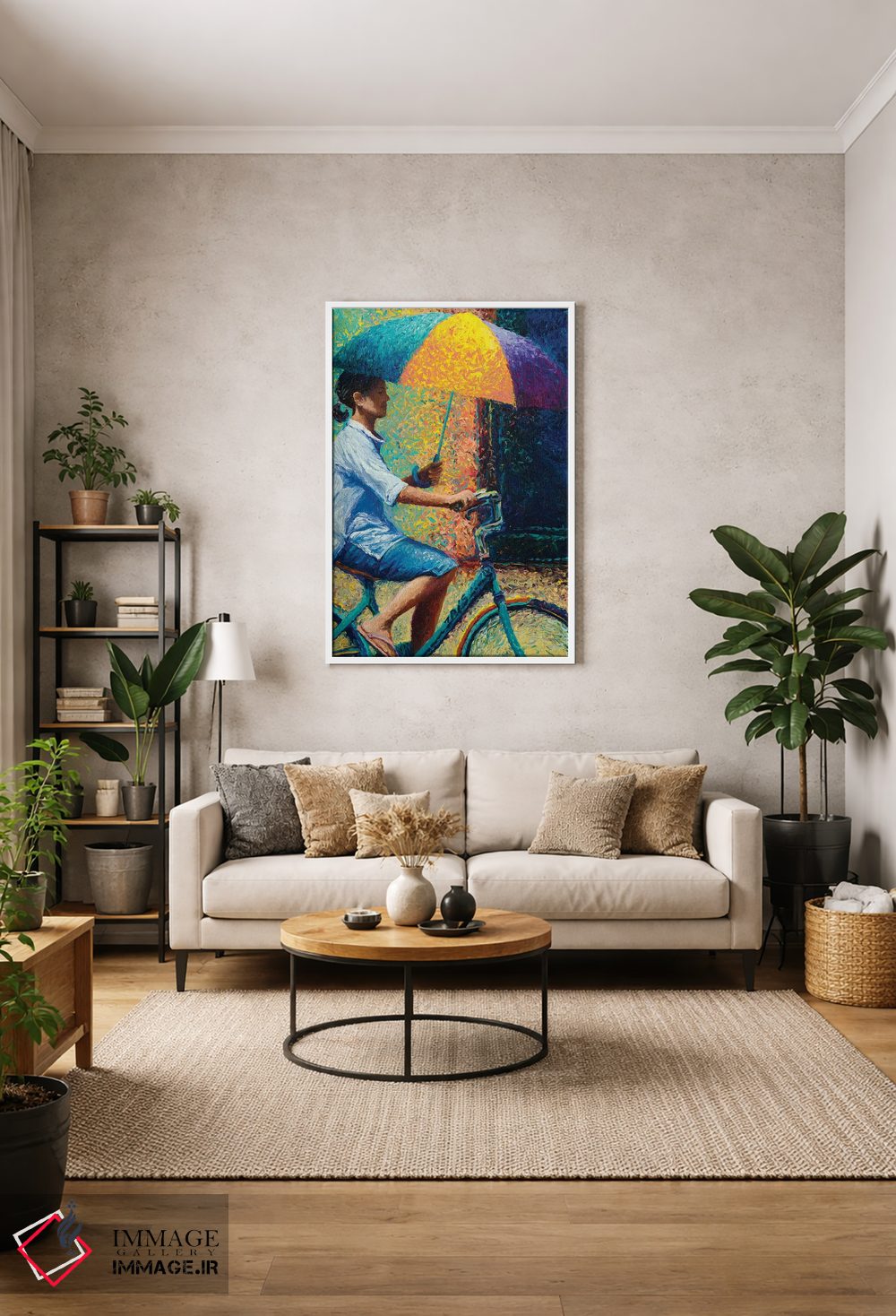 تابلو دکوراتیو آفتابگیر تایلندی من اثر آیریس اسکات - D1W