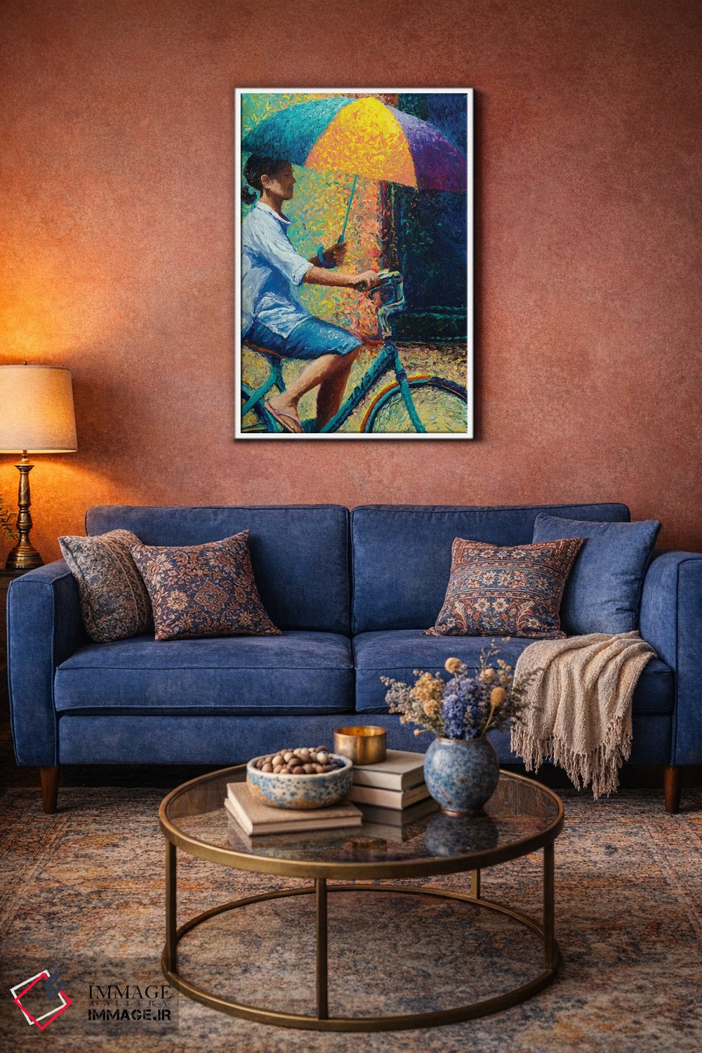 تابلو دکوراتیو آفتابگیر تایلندی من اثر آیریس اسکات - D4W