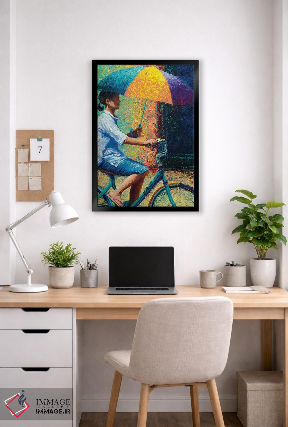 تابلو دکوراتیو آفتابگیر تایلندی من اثر آیریس اسکات - D6B