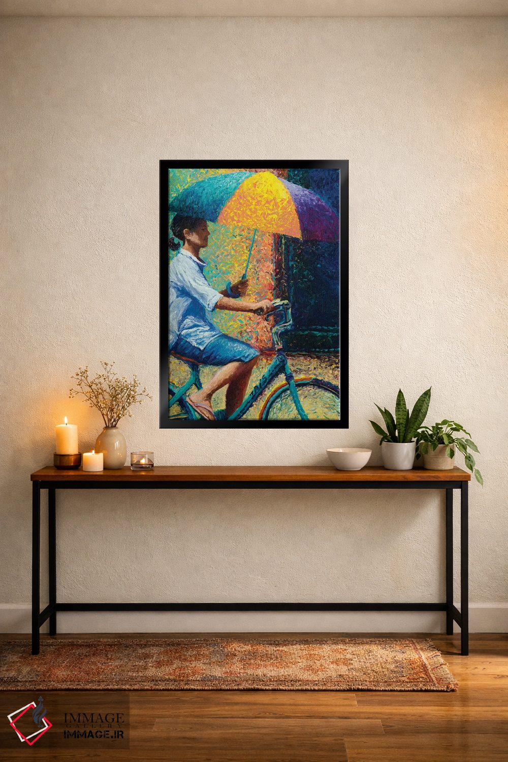 تابلو دکوراتیو آفتابگیر تایلندی من اثر آیریس اسکات - D5B