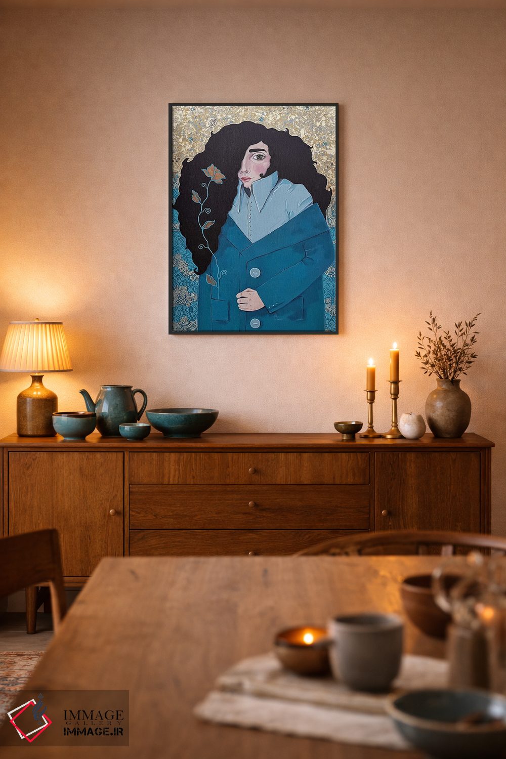 تابلو دکوراتیو برمی گردم اثر ایرینا پاندوا - D6B