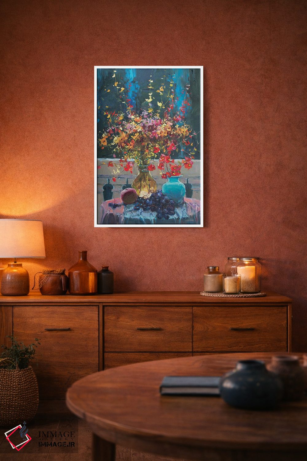 تابلو دکوراتیو گل های بهاری اثر ایگور پوزدف - D2W