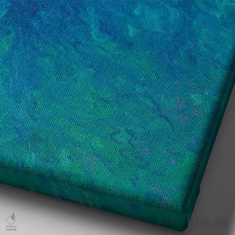 تابلو دکوراتیو کئولادو اثر آیریس اسکات - نمای نزدیک بافت بوم