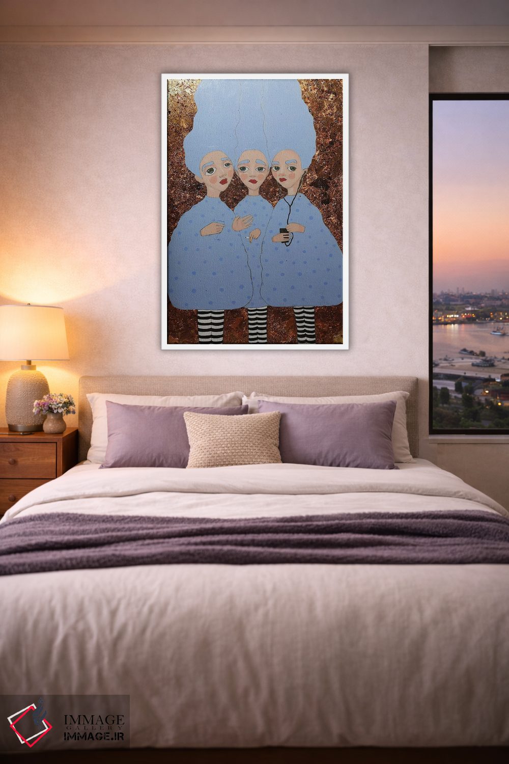 تابلو دکوراتیو بیرون رفتن اثر ایرینا پاندوا - D3W