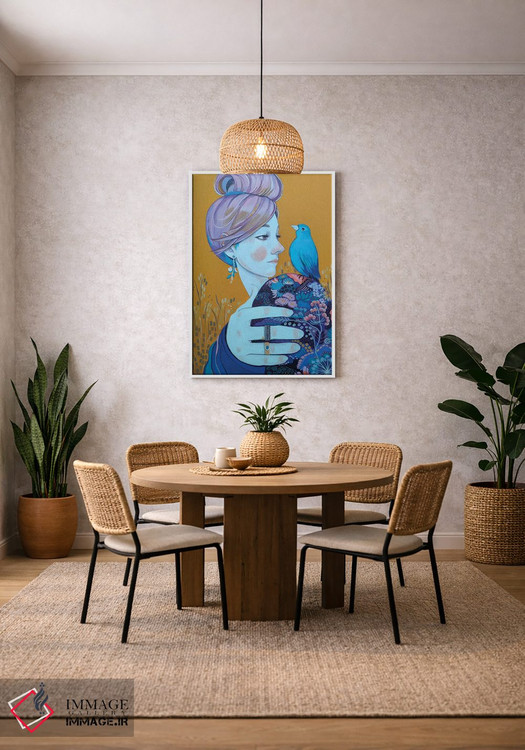 تابلو دکوراتیو ملاقات اثر ایرینا پاندوا - D3W