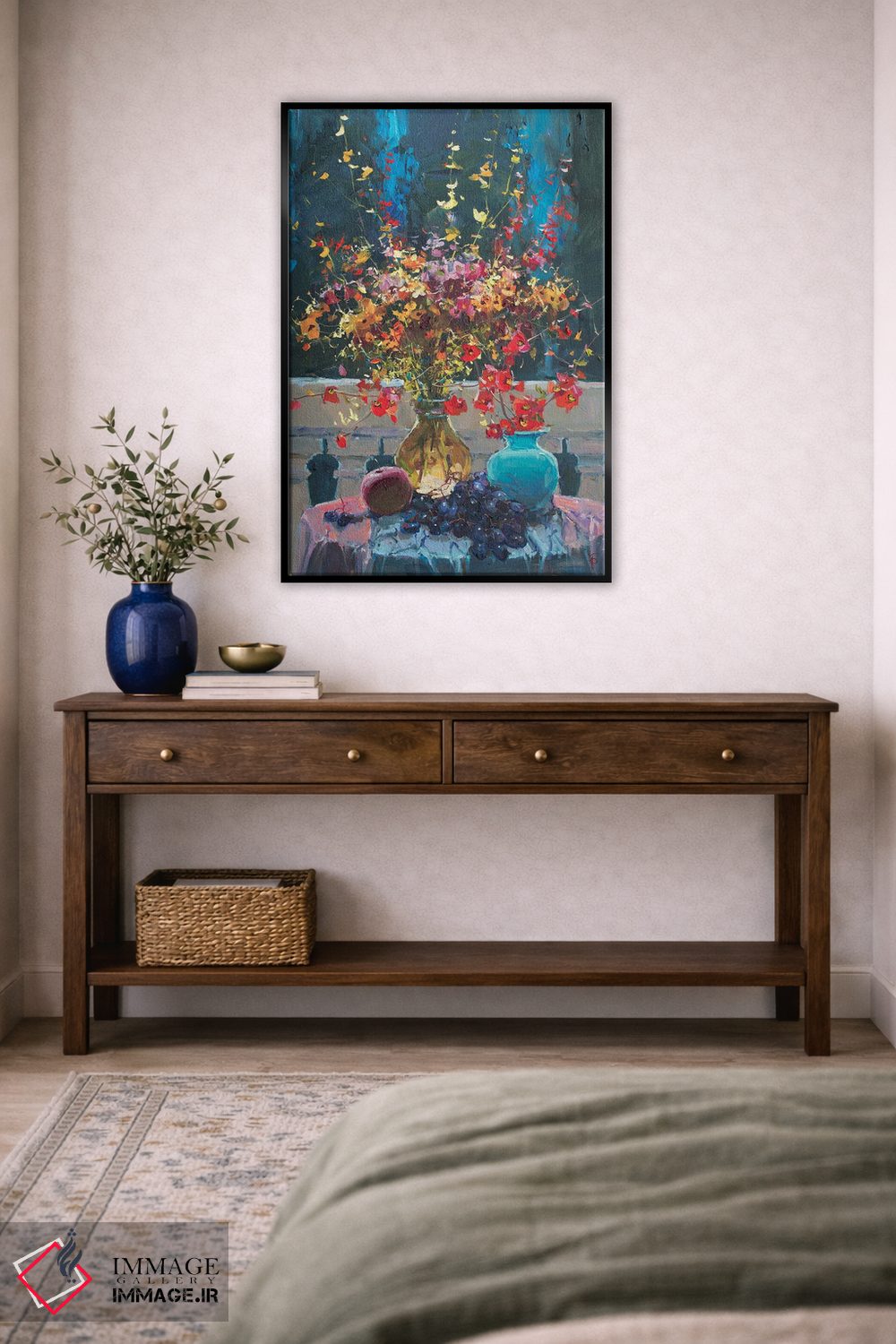 تابلو دکوراتیو گل های بهاری اثر ایگور پوزدف - D5B