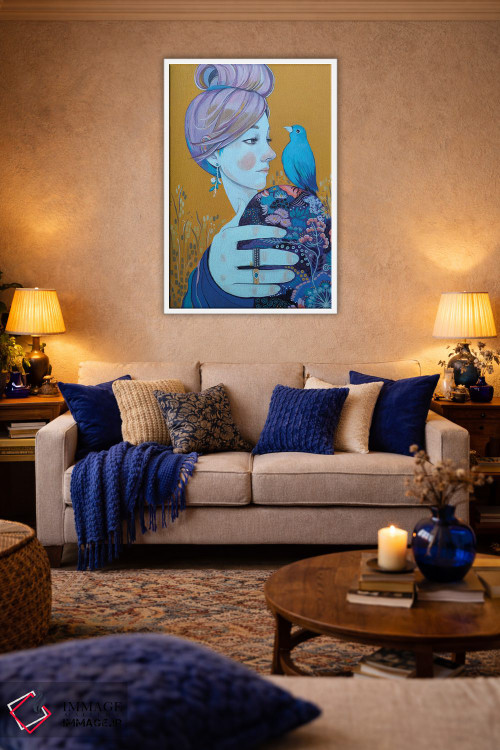 تابلو دکوراتیو ملاقات اثر ایرینا پاندوا - D4W