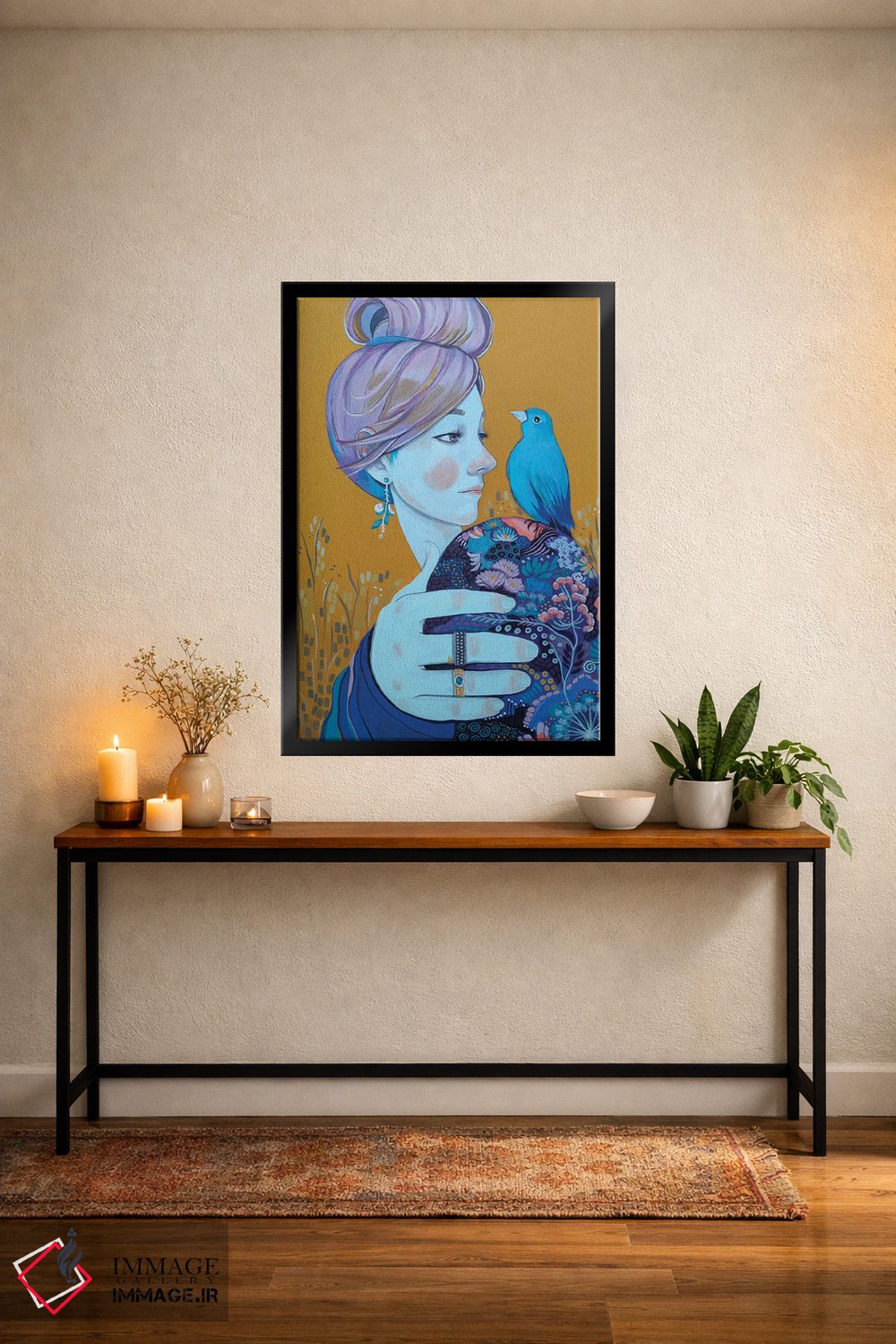 تابلو دکوراتیو ملاقات اثر ایرینا پاندوا - D5B