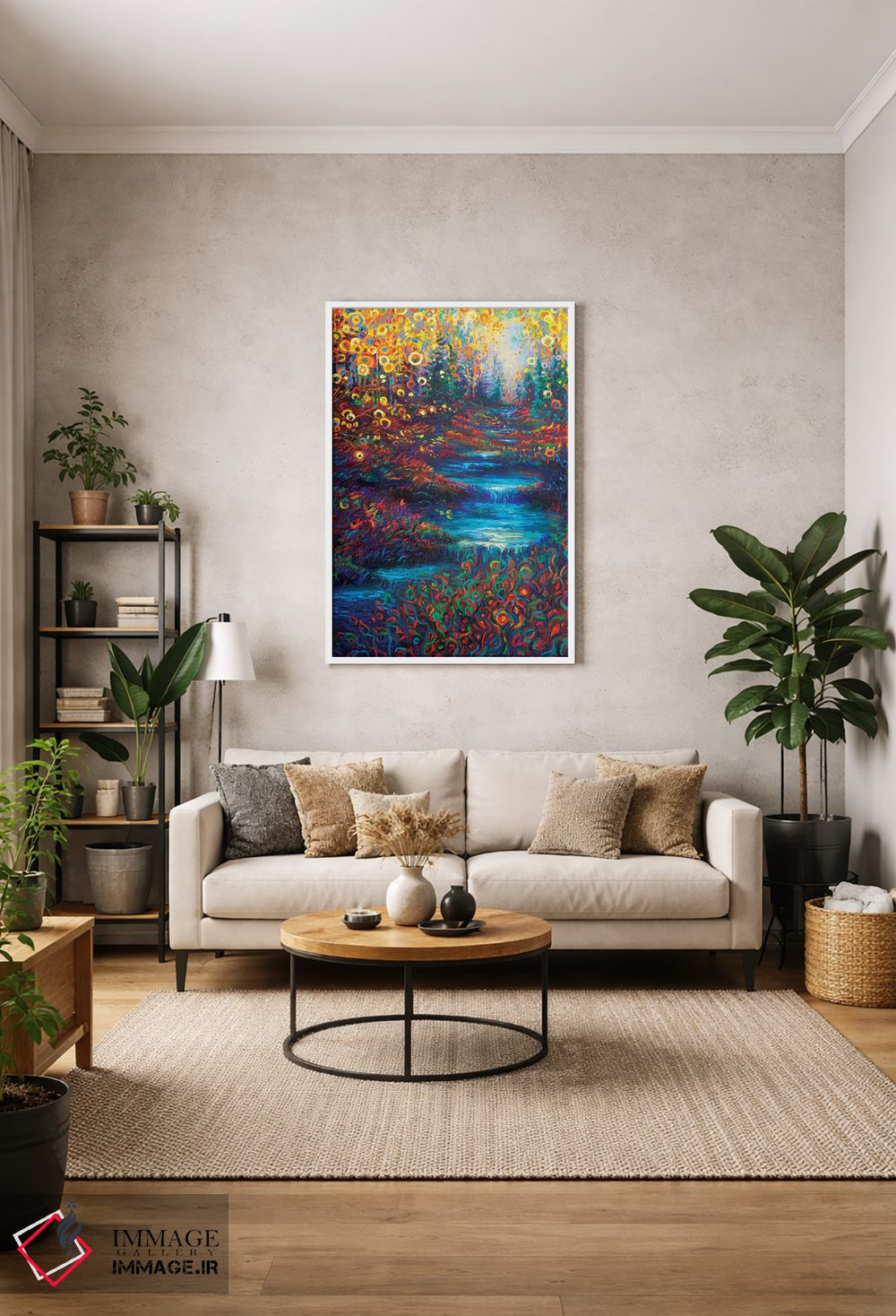 تابلو دکوراتیو دشت گلن اثر آیریس اسکات - D1W