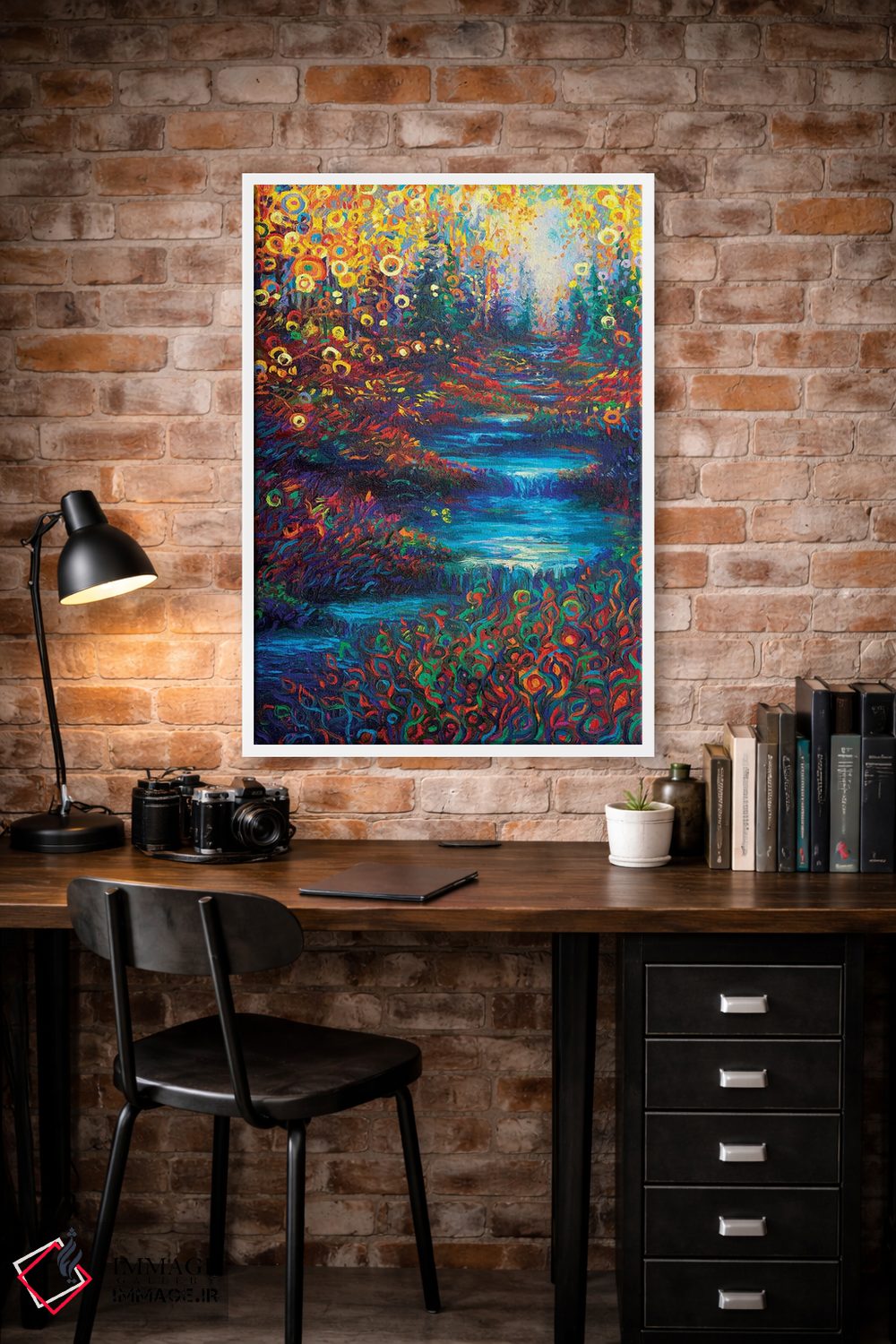 تابلو دکوراتیو دشت گلن اثر آیریس اسکات - D2W