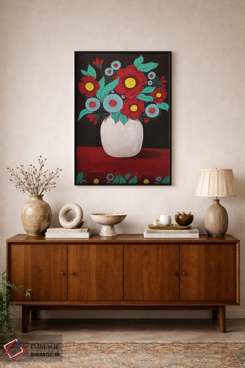 تابلو دکوراتیو گل ها اثر ایرینا پاندوا - D2B