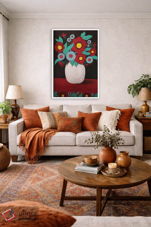 تابلو دکوراتیو گل ها اثر ایرینا پاندوا - D3W