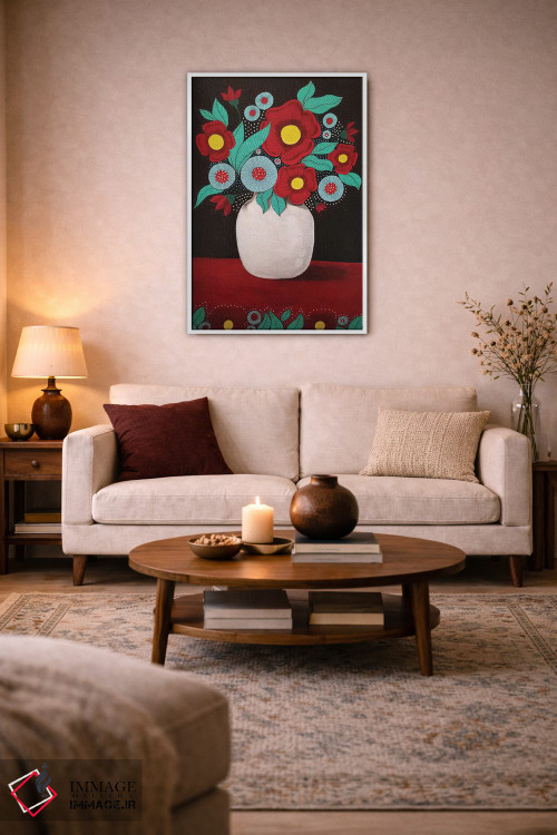 تابلو دکوراتیو گل ها اثر ایرینا پاندوا - D4W