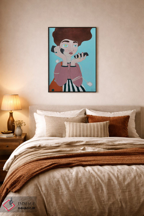 تابلو دکوراتیو زندگی اجتماعی اثر ایرینا پاندوا - D6B