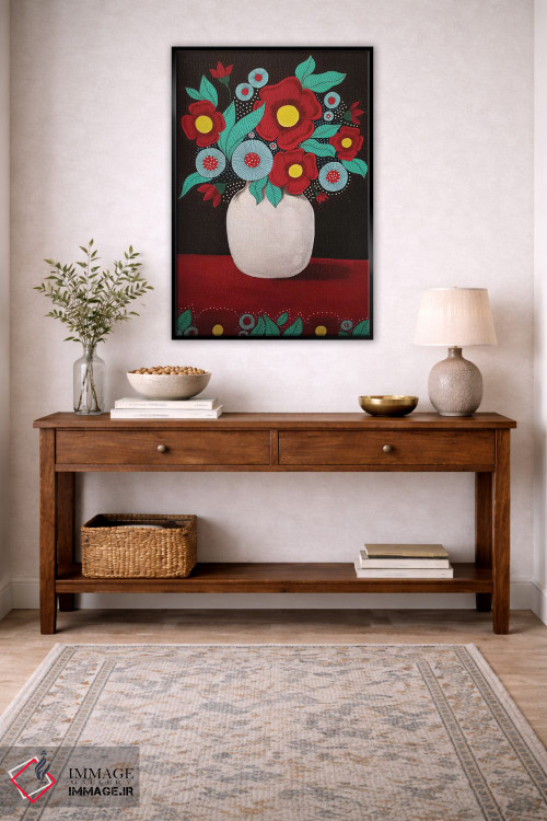 تابلو دکوراتیو گل ها اثر ایرینا پاندوا - D5B