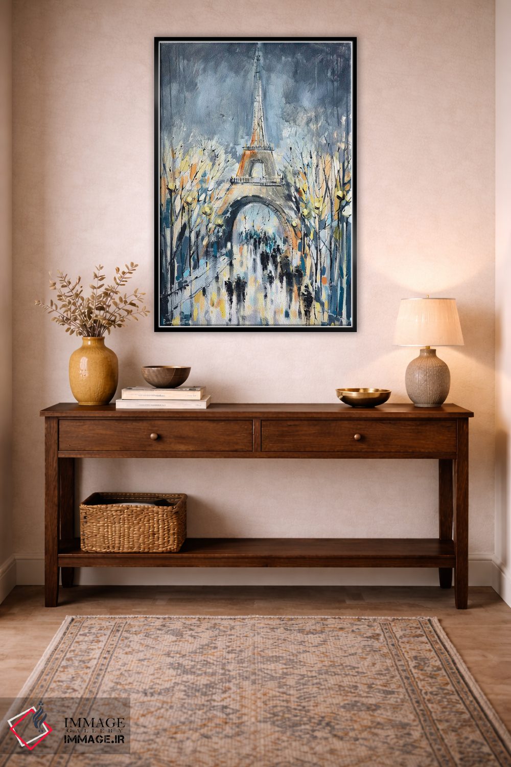 تابلو مدرن پاریس اثر ایرینا رومیانسه وا - D3B