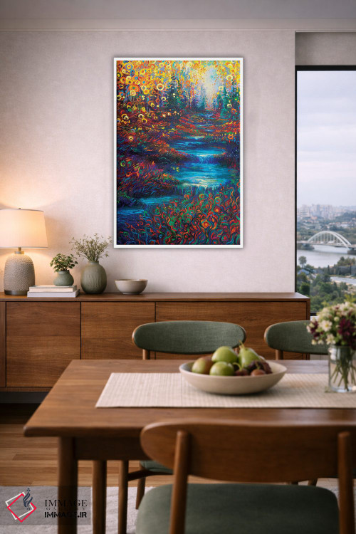 تابلو دکوراتیو دشت گلن اثر آیریس اسکات - D6W