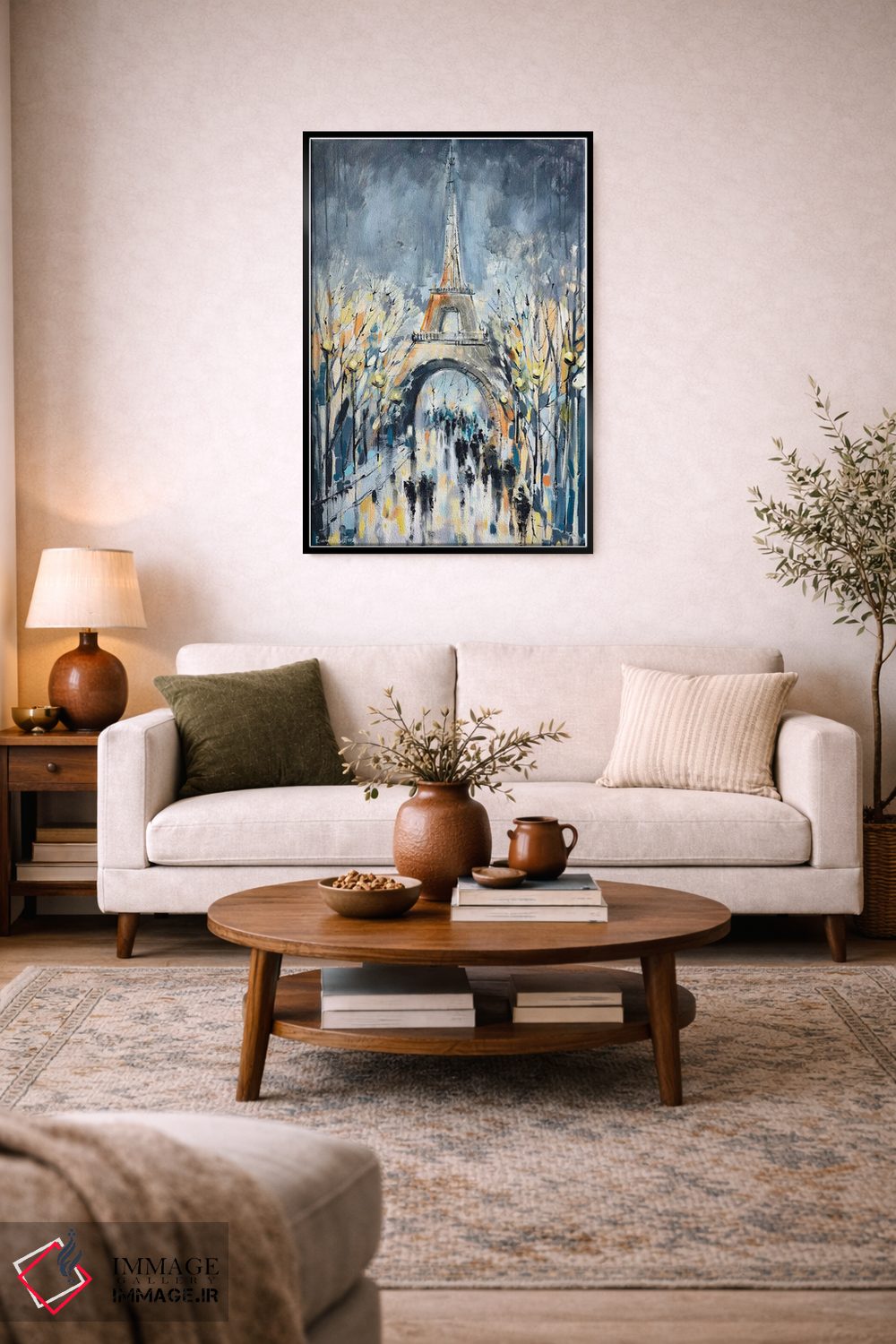 تابلو مدرن پاریس اثر ایرینا رومیانسه وا - D4B