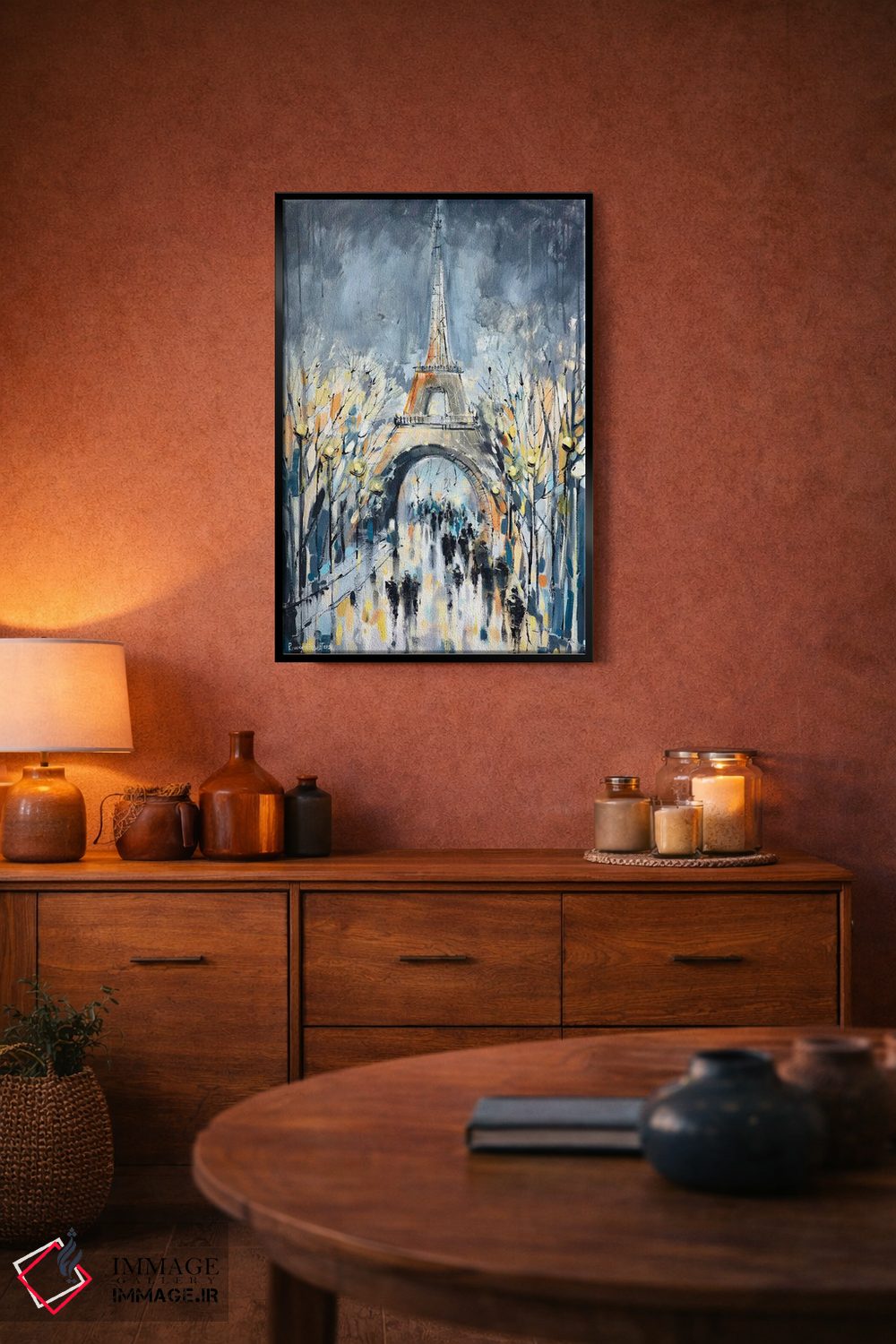 تابلو مدرن پاریس اثر ایرینا رومیانسه وا - D5B