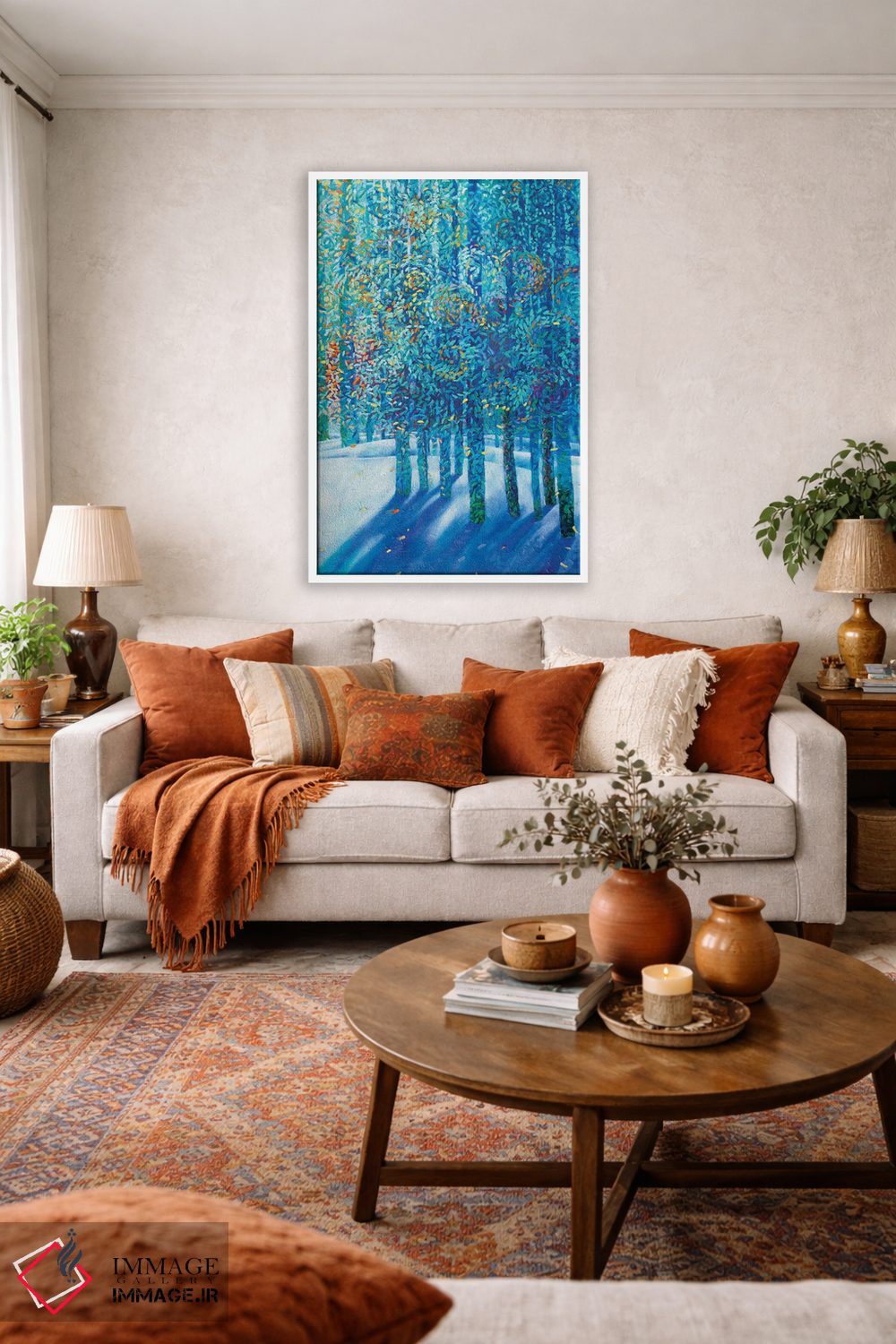 تابلو دکوراتیو برف اثر آیریس اسکات - D1W