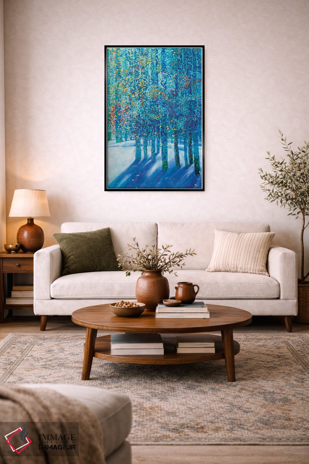 تابلو دکوراتیو برف اثر آیریس اسکات - D4B